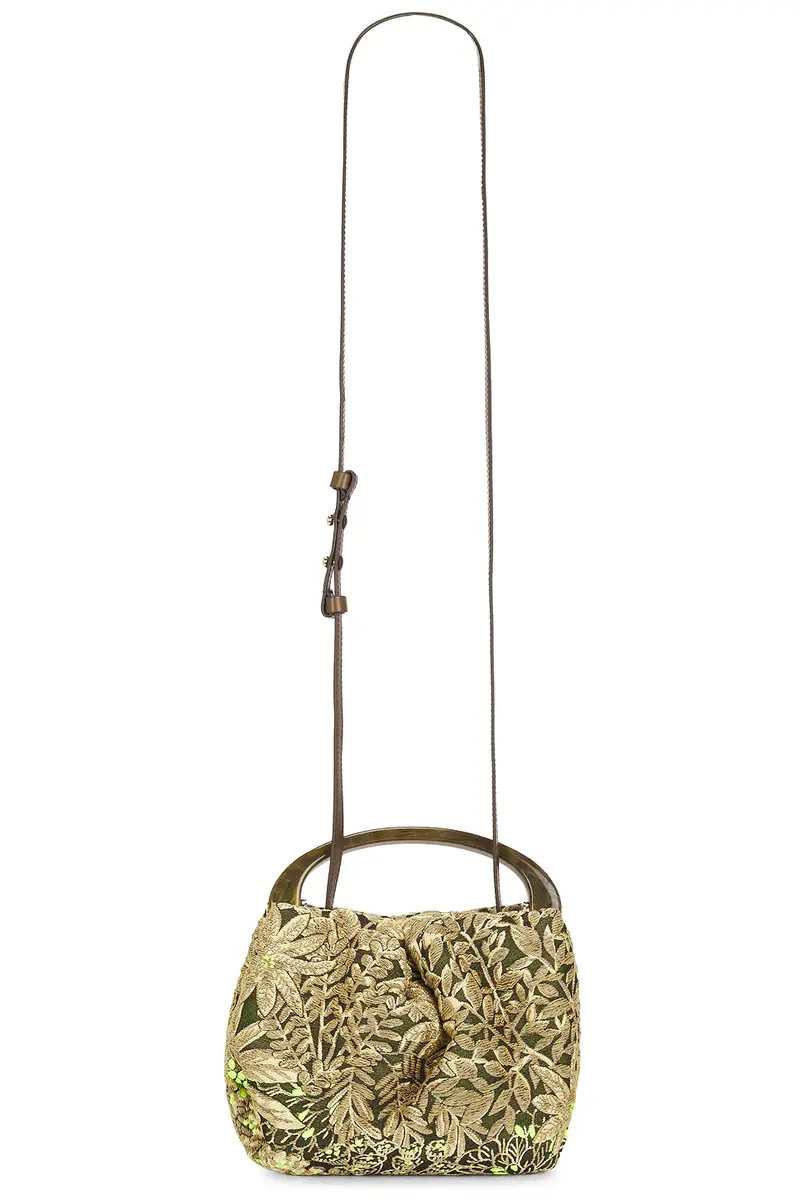 Dries Van Noten Small Resin Handle Fold And Crossbody Bag | Thumbnail 6