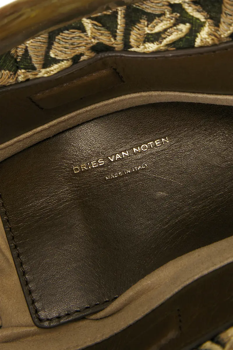 Dries Van Noten Small Resin Handle Fold And Crossbody Bag | Thumbnail 7