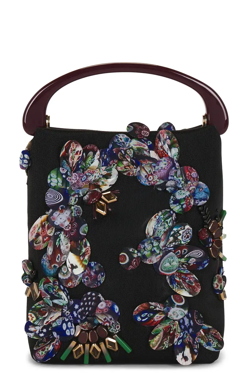 Dries Van Noten Small Embroidered Resin Handle Crossbody Bag | Thumbnail 3 Dries Van Noten Small Embroidered Resin Handle Crossbody Bag | Thumbnail 3