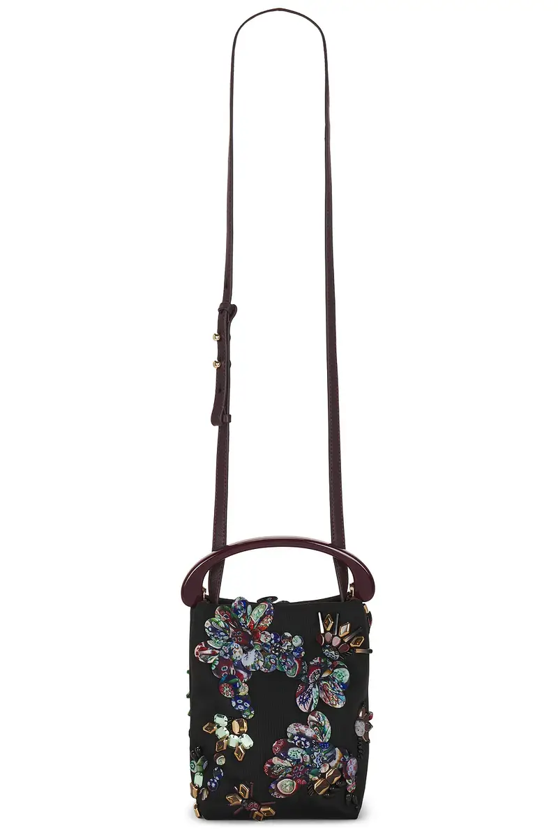 Dries Van Noten Small Embroidered Resin Handle Crossbody Bag | Thumbnail 6 Dries Van Noten Small Embroidered Resin Handle Crossbody Bag | Thumbnail 6