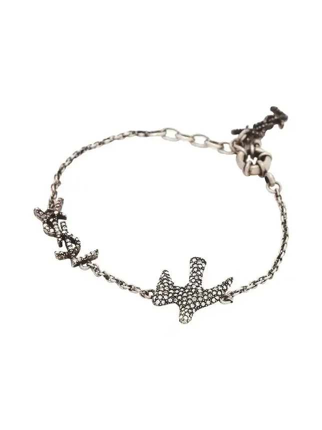 Thin YSL & Dove Bracelet Thin YSL & Dove Bracelet