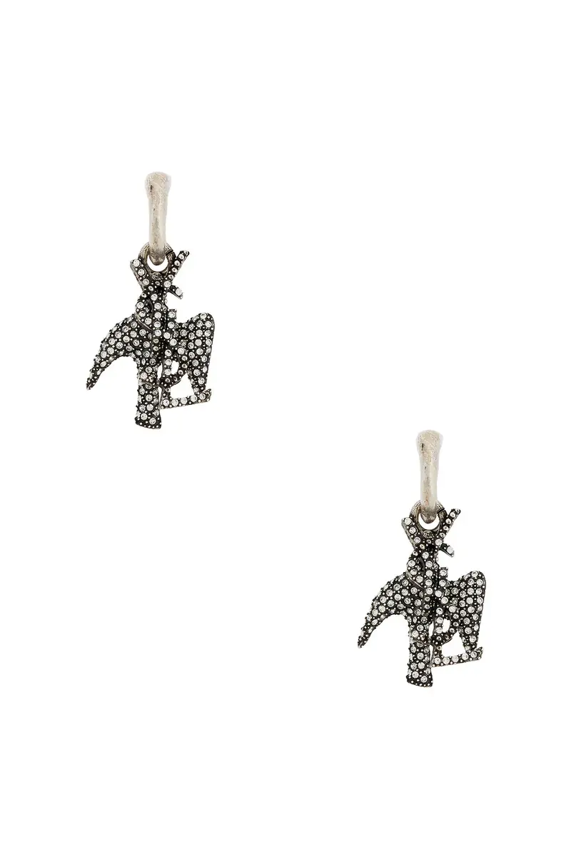 Saint Laurent Bo Charms Colombes Earrings | Thumbnail 4 Saint Laurent Bo Charms Colombes Earrings | Thumbnail 4