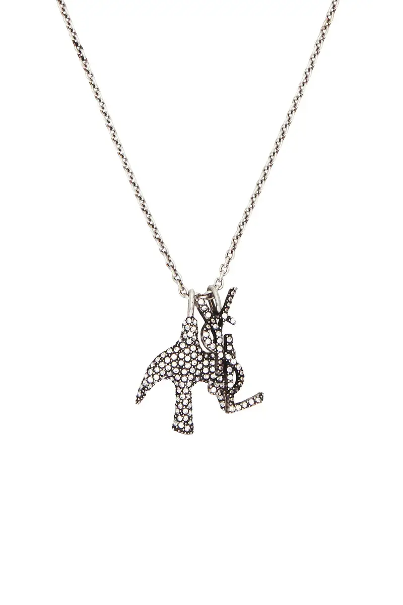 Saint Laurent YSL & Dove Charms Necklace | Thumbnail 3