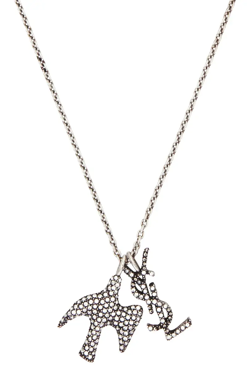 Saint Laurent YSL & Dove Charms Necklace | Thumbnail 5