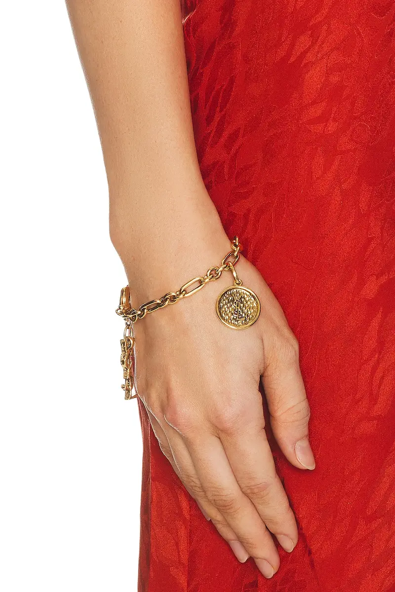 Saint Laurent YSL Medal Bracelet | Thumbnail 2 Saint Laurent YSL Medal Bracelet | Thumbnail 2