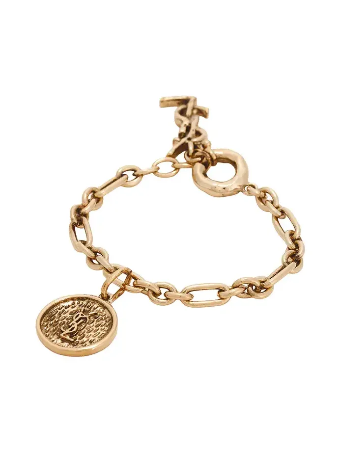 Saint Laurent YSL Medal Bracelet