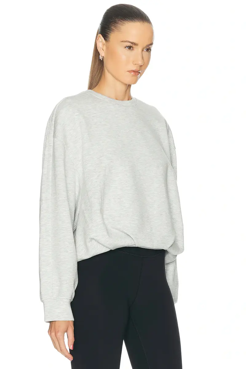 lululemon LuxeTouch Oversized Crewneck Sweatshirt | Thumbnail 2 lululemon LuxeTouch Oversized Crewneck Sweatshirt | Thumbnail 2