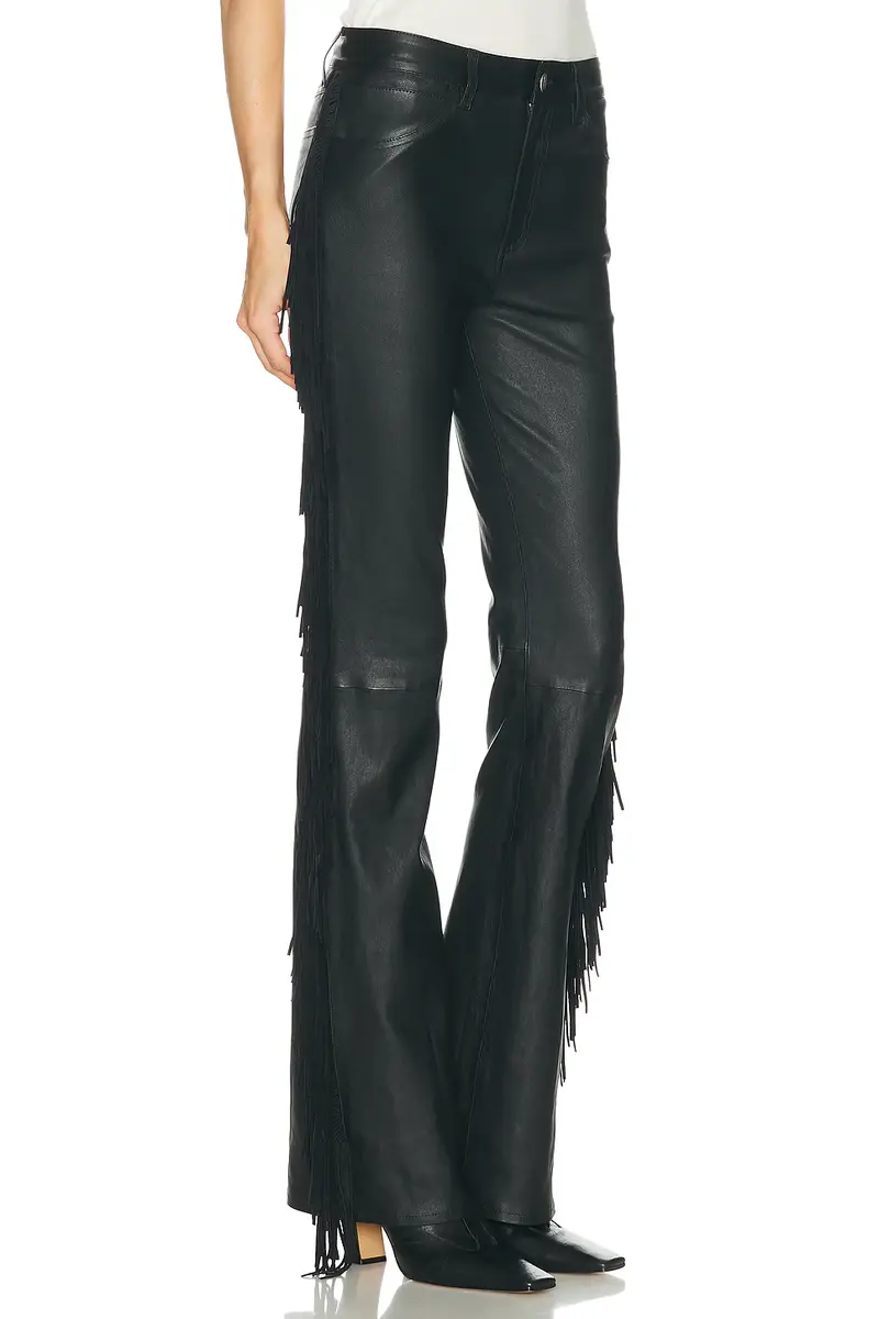 Sprwmn Fringe Micro Flare Pant | Thumbnail 2 Sprwmn Fringe Micro Flare Pant | Thumbnail 2