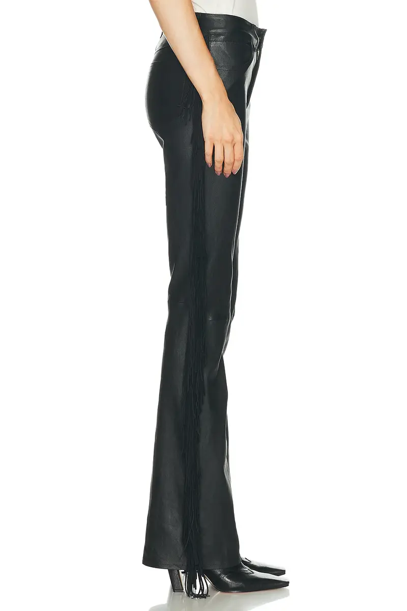 Sprwmn Fringe Micro Flare Pant | Thumbnail 3 Sprwmn Fringe Micro Flare Pant | Thumbnail 3