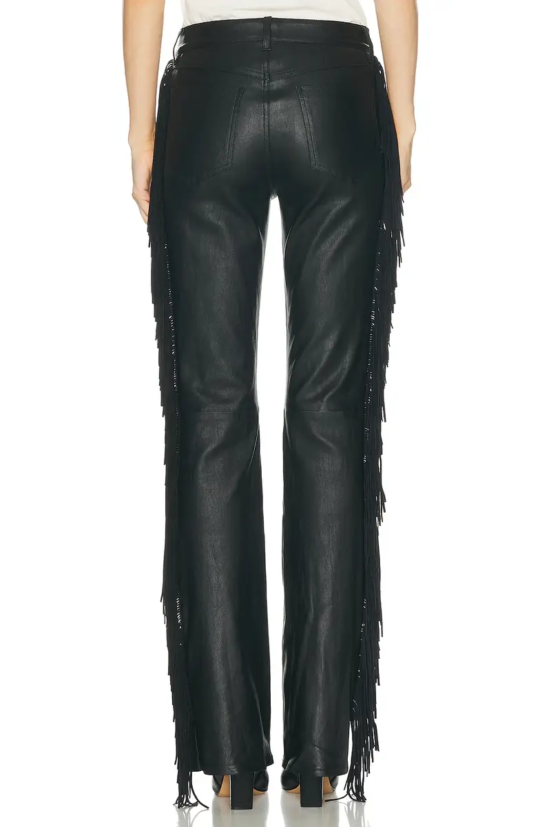 Sprwmn Fringe Micro Flare Pant | Thumbnail 4 Sprwmn Fringe Micro Flare Pant | Thumbnail 4