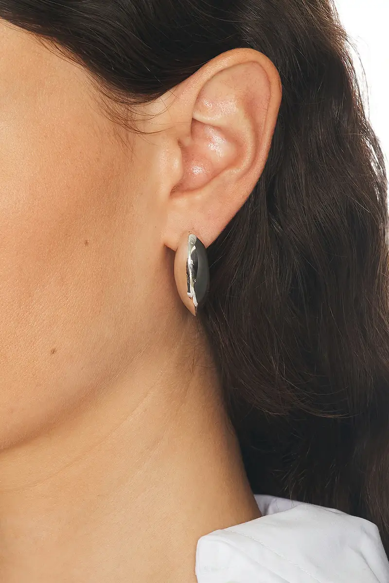 Bottega Veneta Hoop Earrings | Thumbnail 2 Bottega Veneta Hoop Earrings | Thumbnail 2