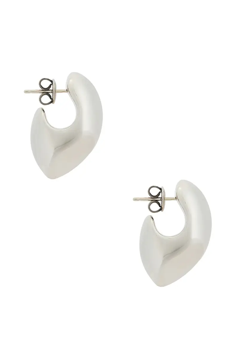 Bottega Veneta Hoop Earrings | Thumbnail 3 Bottega Veneta Hoop Earrings | Thumbnail 3