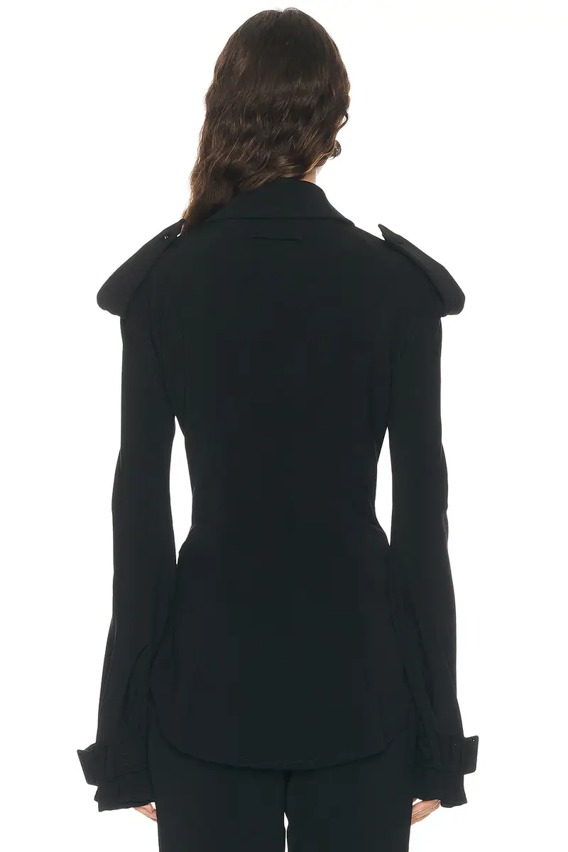 Jean Paul Gaultier Trench Detail Military Shirt | Thumbnail 4 Jean Paul Gaultier Trench Detail Military Shirt | Thumbnail 4