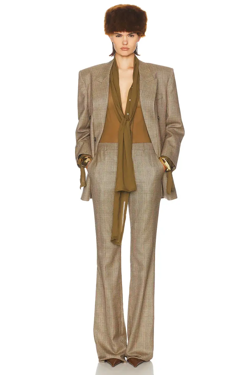 Saint Laurent Flared Leg Pant | Thumbnail 5 Saint Laurent Flared Leg Pant | Thumbnail 5