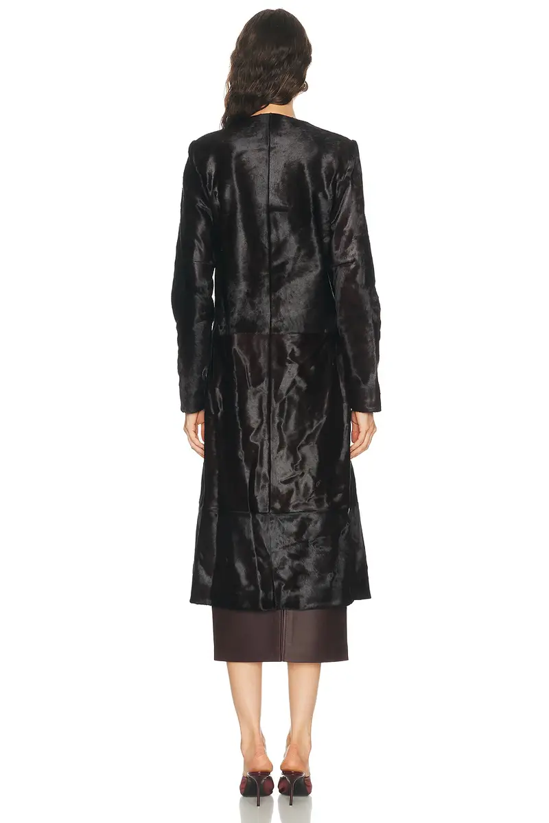 Simkhai Bowie Collarless Coat | Thumbnail 4 Simkhai Bowie Collarless Coat | Thumbnail 4