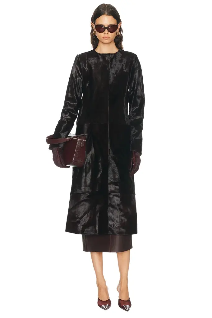 Simkhai Bowie Collarless Coat