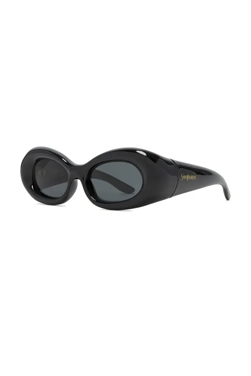 Saint Laurent Vintage Logo Plump Oval Sunglasses | Thumbnail 2