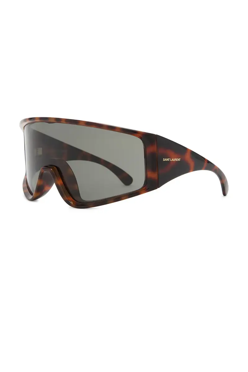 Saint Laurent Lettering Logo Shield Sunglasses | Thumbnail 2 Saint Laurent Lettering Logo Shield Sunglasses | Thumbnail 2