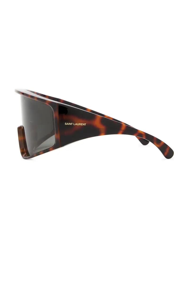 Saint Laurent Lettering Logo Shield Sunglasses | Thumbnail 3 Saint Laurent Lettering Logo Shield Sunglasses | Thumbnail 3