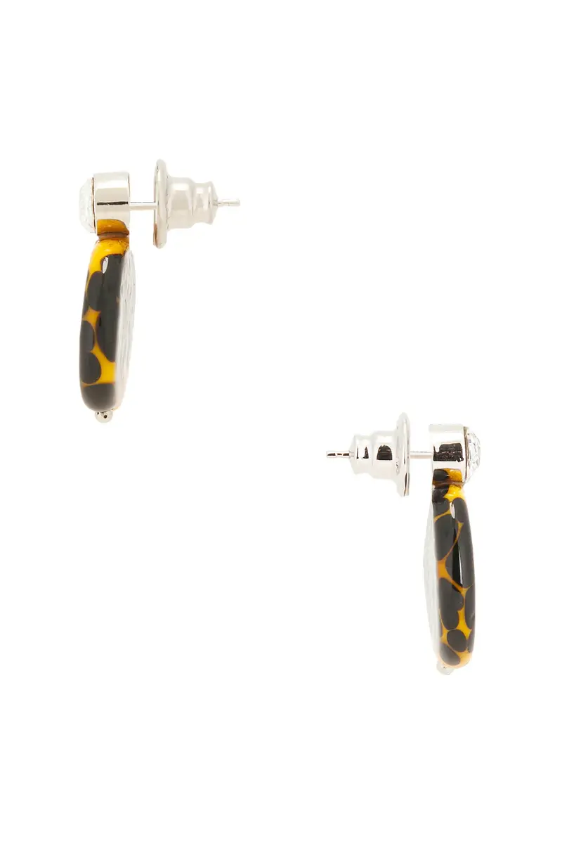 Dries Van Noten Handmade Artisanal Glass Disc Earrings | Thumbnail 3 Dries Van Noten Handmade Artisanal Glass Disc Earrings | Thumbnail 3