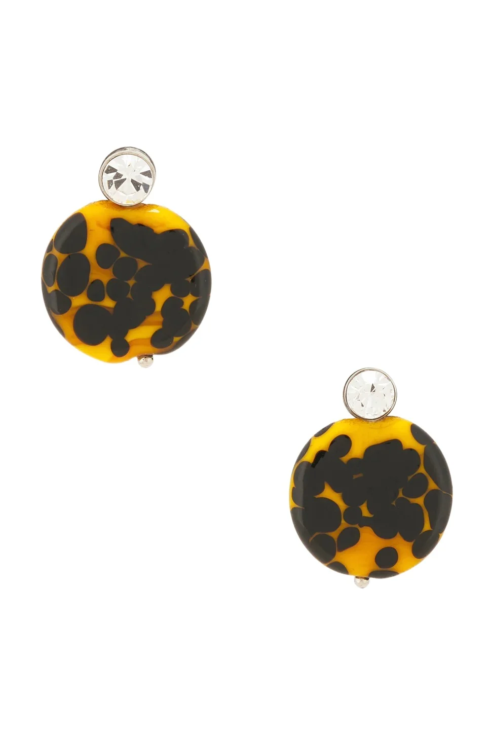 Handmade Artisanal Glass Disc Earrings Handmade Artisanal Glass Disc Earrings