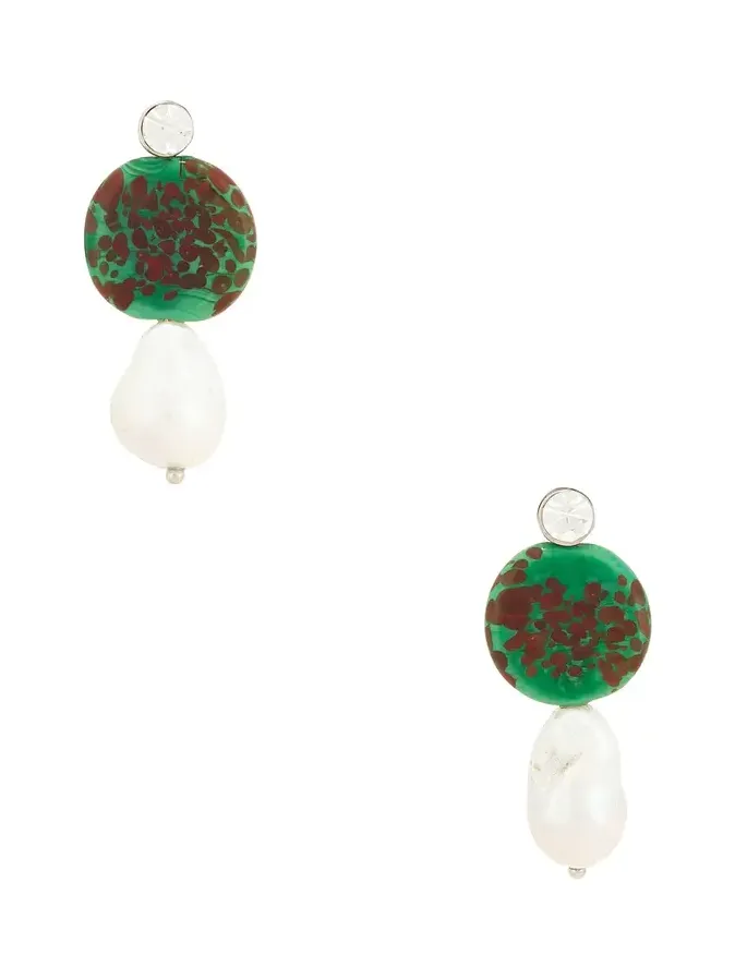 Handmade Artisanal Glass Disc Earrings Handmade Artisanal Glass Disc Earrings
