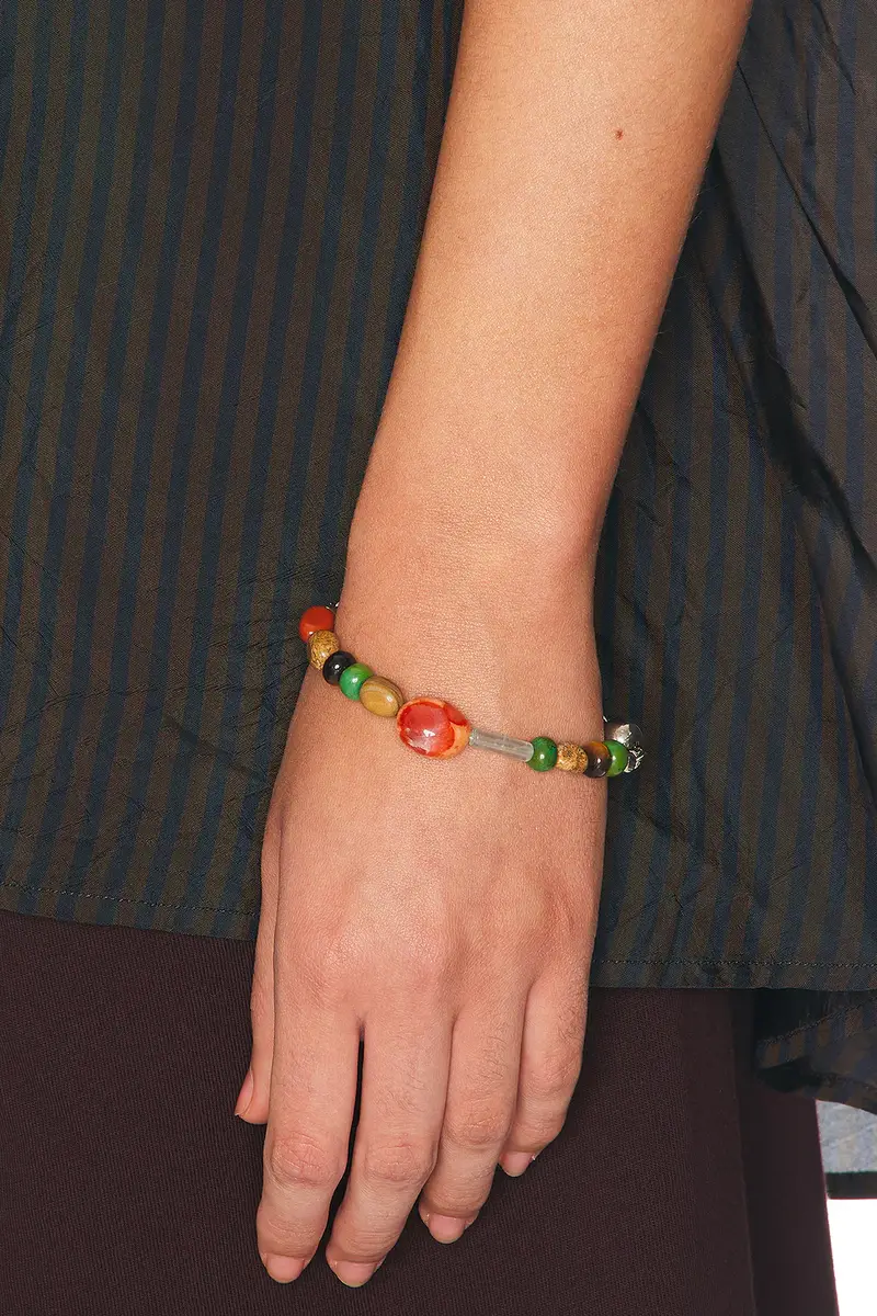 Dries Van Noten Handmade Combination Of Natural Stones Bracelet | Thumbnail 2 Dries Van Noten Handmade Combination Of Natural Stones Bracelet | Thumbnail 2
