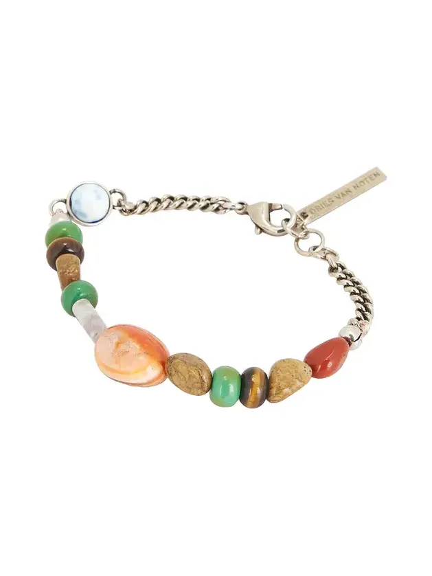 Dries Van Noten Handmade Combination Of Natural Stones Bracelet