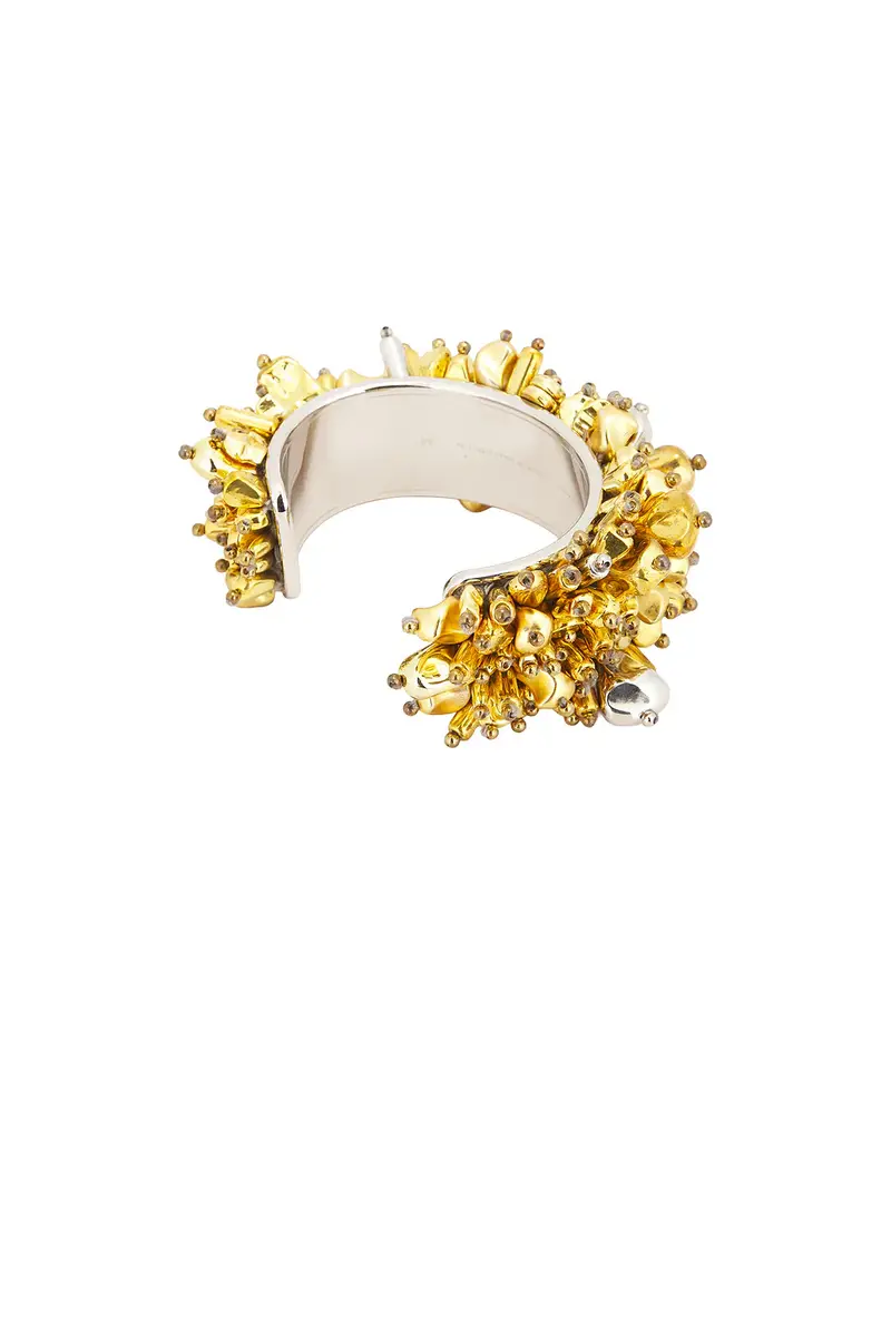 Dries Van Noten Handmade Bead Embroidered Small Cuff Bracelet | Thumbnail 4 Dries Van Noten Handmade Bead Embroidered Small Cuff Bracelet | Thumbnail 4