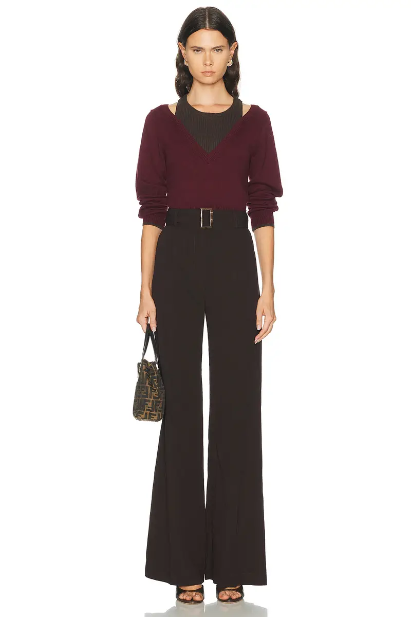 Matthew Bruch Color Block Layered Tank Sweater | Thumbnail 4 Matthew Bruch Color Block Layered Tank Sweater | Thumbnail 4