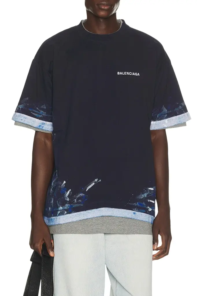 Balenciaga Layered Tee Shirt