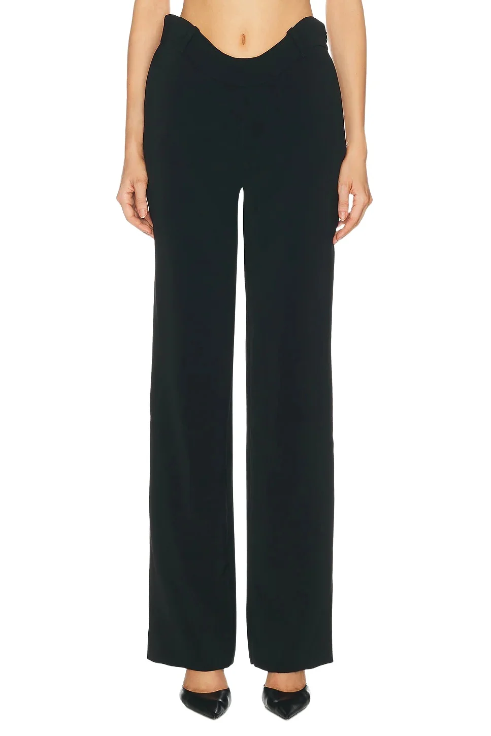 Jean Paul Gaultier Wavy Waistband Tailoring Trouser