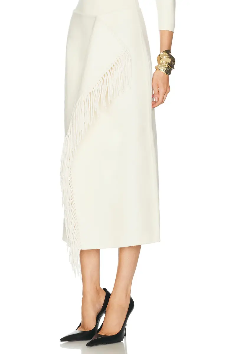 RÓHE Double-Faced Fringe Skirt | Thumbnail 3 RÓHE Double-Faced Fringe Skirt | Thumbnail 3
