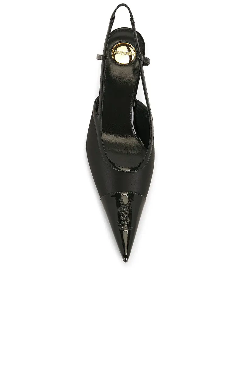 Saint Laurent Renee Slingback Pump | Thumbnail 4 Saint Laurent Renee Slingback Pump | Thumbnail 4