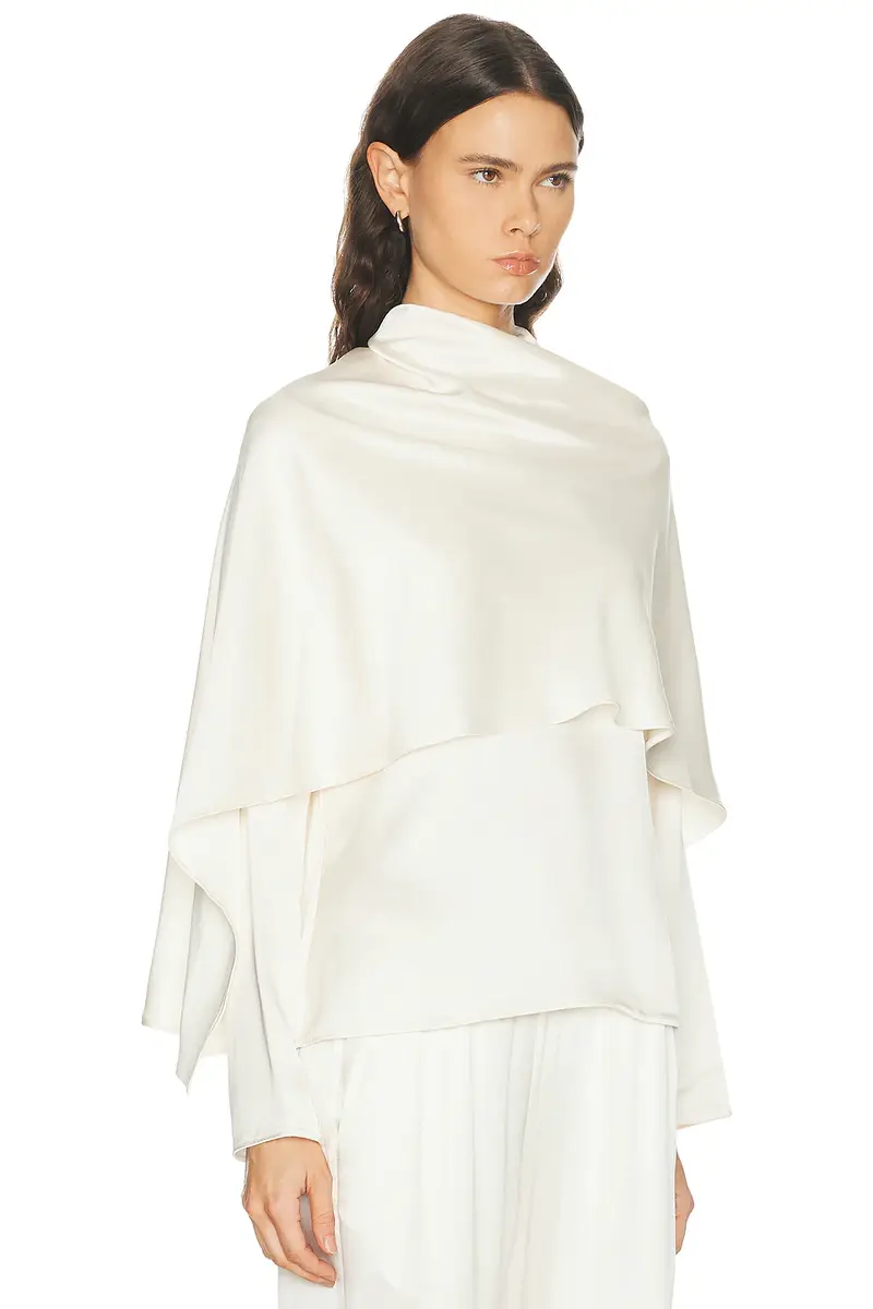 RÓHE Satin Cape Top | Thumbnail 2