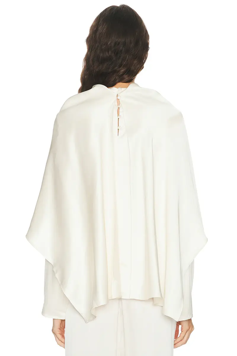 RÓHE Satin Cape Top | Thumbnail 4