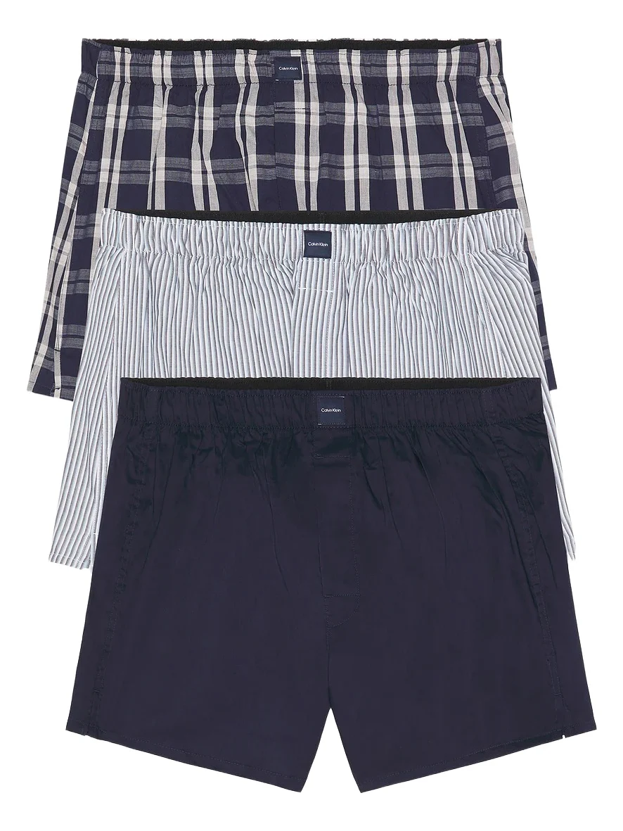 Calvin Klein Underwear Woven Boxer 3-pack