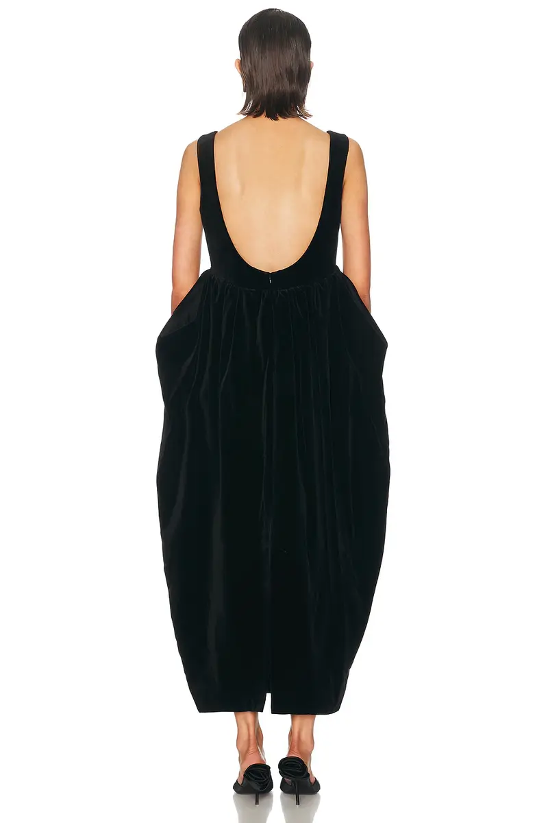 RÓHE Sculptural Volume Velvet Dress | Thumbnail 3 RÓHE Sculptural Volume Velvet Dress | Thumbnail 3