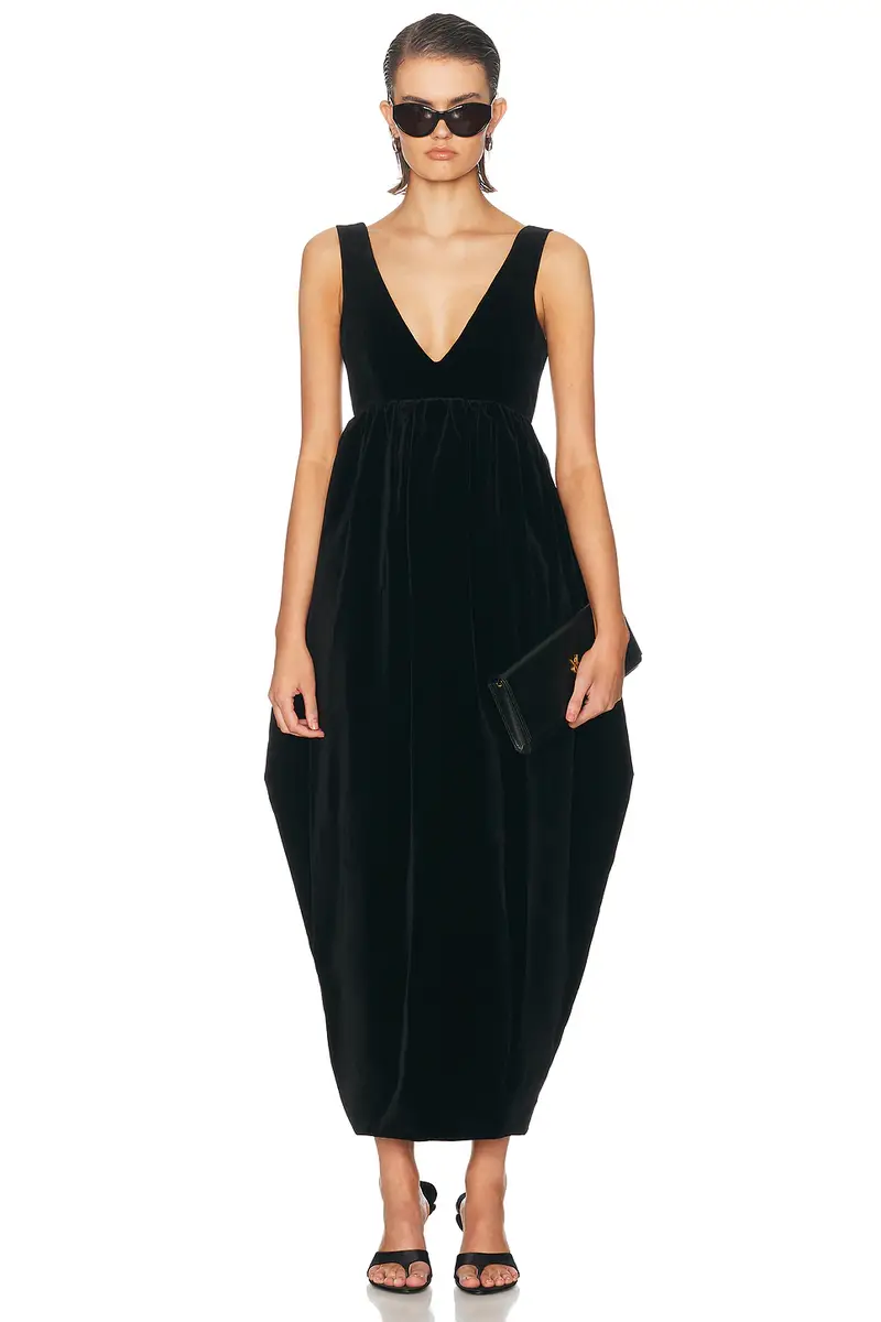 RÓHE Sculptural Volume Velvet Dress | Thumbnail 4 RÓHE Sculptural Volume Velvet Dress | Thumbnail 4