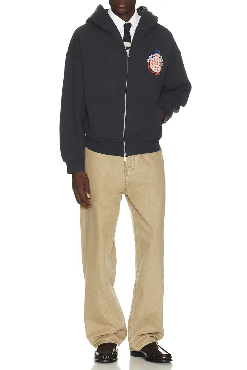Rhude Automobile Club Zip-Up Hoodie | Thumbnail 4