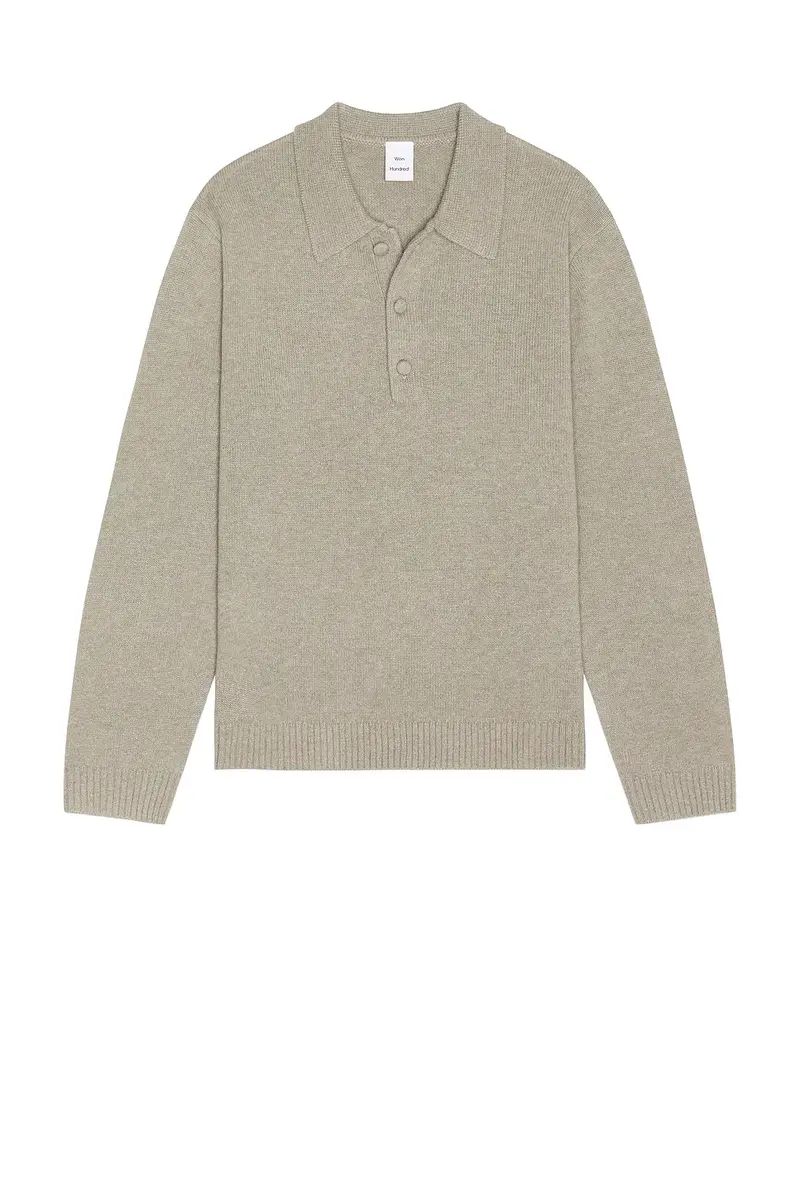 Won Hundred Paxton Cashmere Knit Polo | Thumbnail 4 Won Hundred Paxton Cashmere Knit Polo | Thumbnail 4