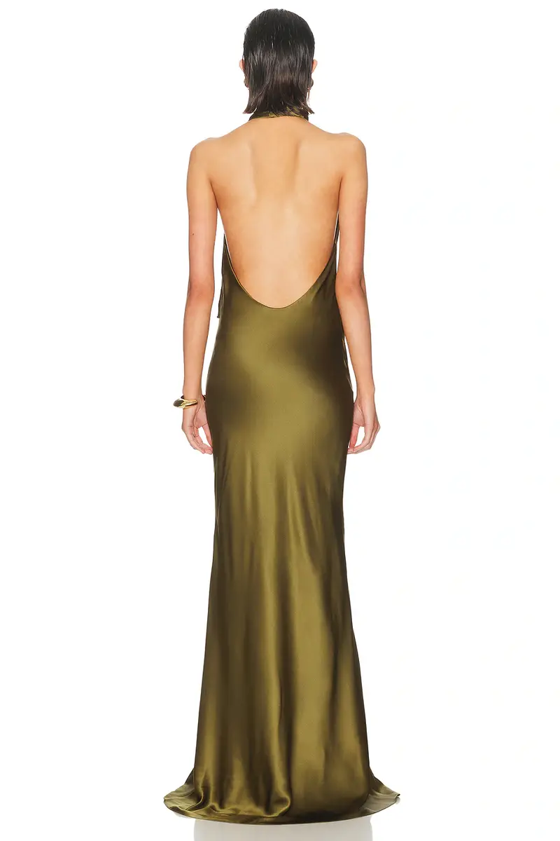 THE SEI Halter Drape Bias Gown | Thumbnail 3 THE SEI Halter Drape Bias Gown | Thumbnail 3