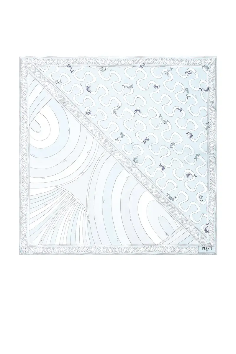 PUCCI Silk Twill Scarf | Thumbnail 2 PUCCI Silk Twill Scarf | Thumbnail 2