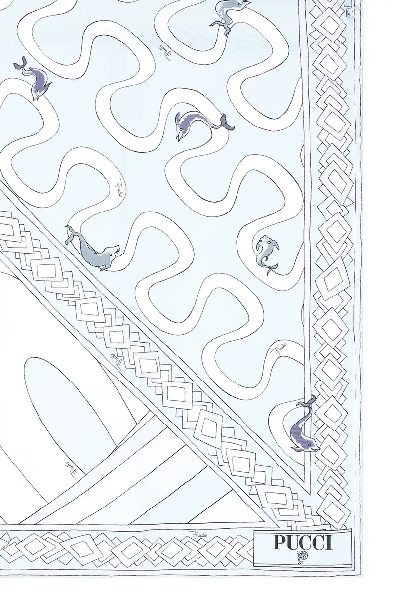PUCCI Silk Twill Scarf | Thumbnail 3 PUCCI Silk Twill Scarf | Thumbnail 3