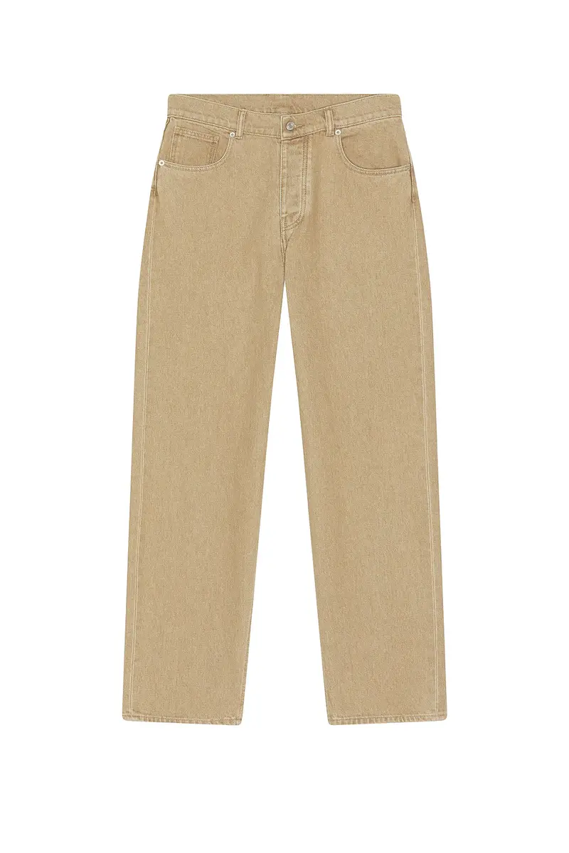 Drôle de Monsieur Washed Khaki Straight Jeans | Thumbnail 5 Drôle de Monsieur Washed Khaki Straight Jeans | Thumbnail 5