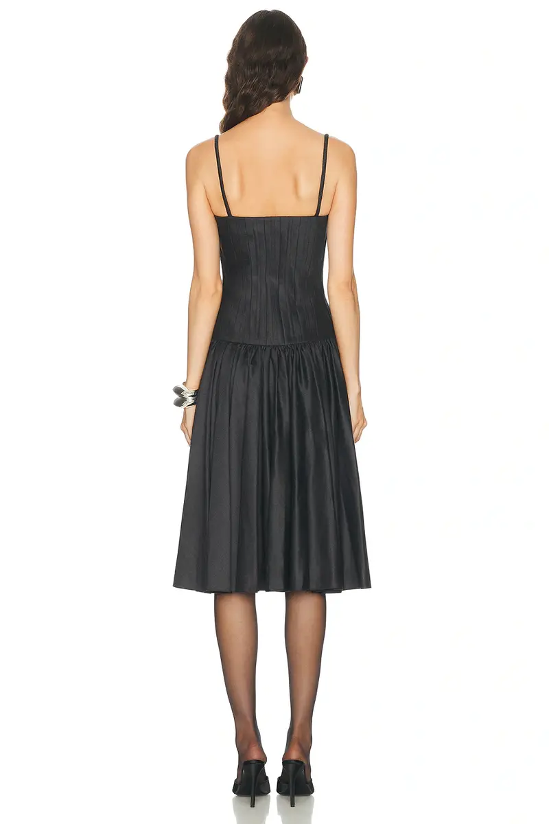 Jean Paul Gaultier Flat Conic Cup Detail Midi Dress | Thumbnail 4 Jean Paul Gaultier Flat Conic Cup Detail Midi Dress | Thumbnail 4