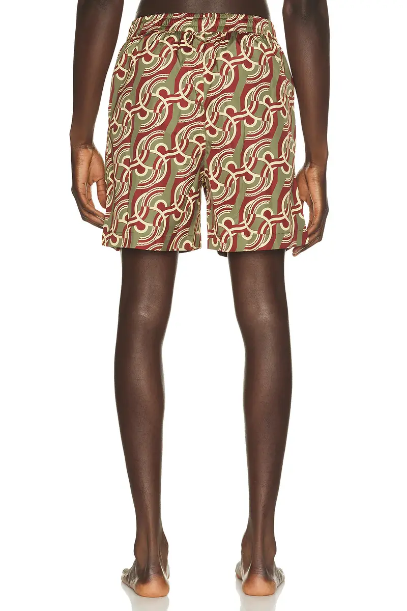 Drôle de Monsieur Chain Link Monogram Swimsuit | Thumbnail 2 Drôle de Monsieur Chain Link Monogram Swimsuit | Thumbnail 2