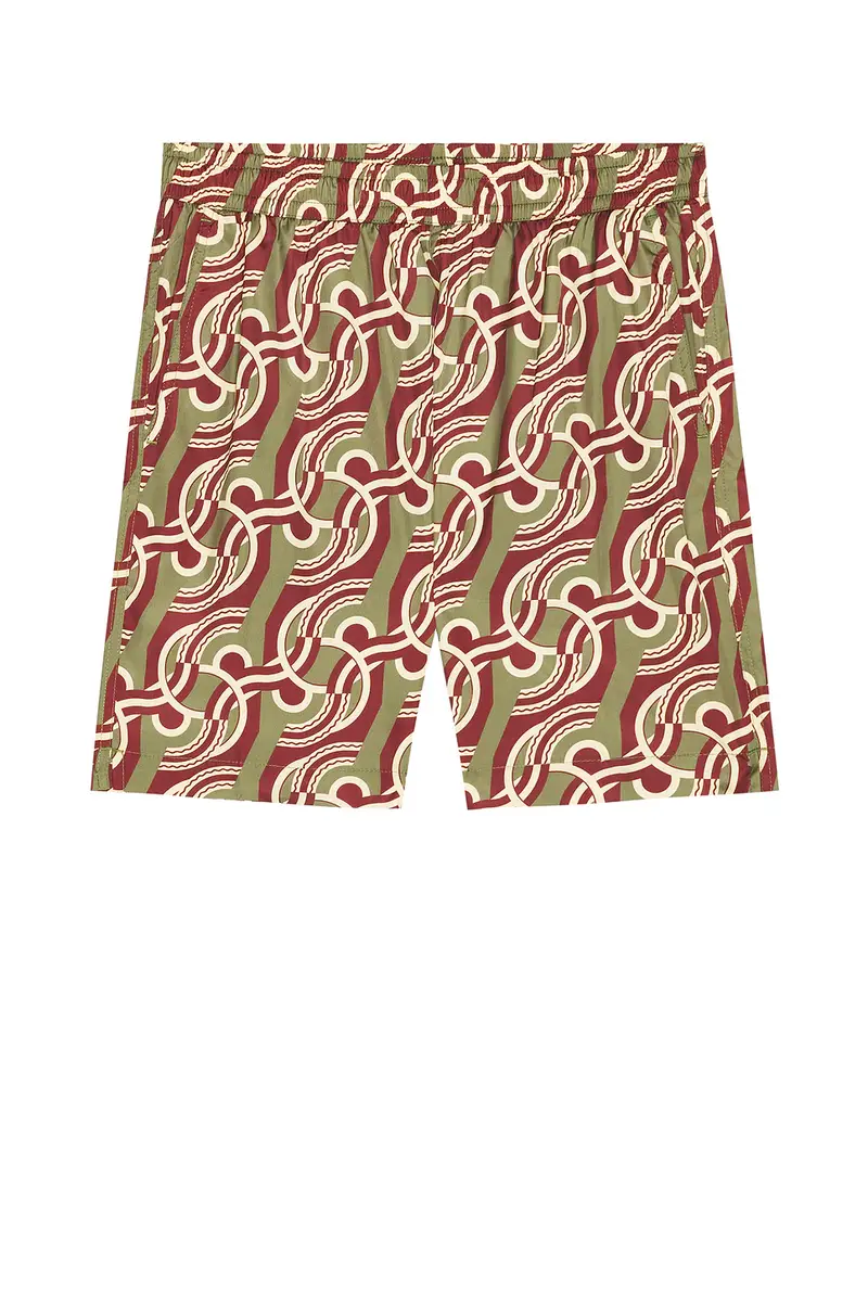 Drôle de Monsieur Chain Link Monogram Swimsuit | Thumbnail 4 Drôle de Monsieur Chain Link Monogram Swimsuit | Thumbnail 4