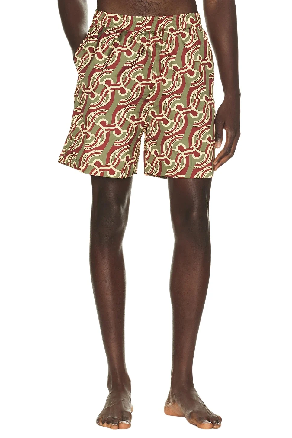Drôle de Monsieur Chain Link Monogram Swimsuit