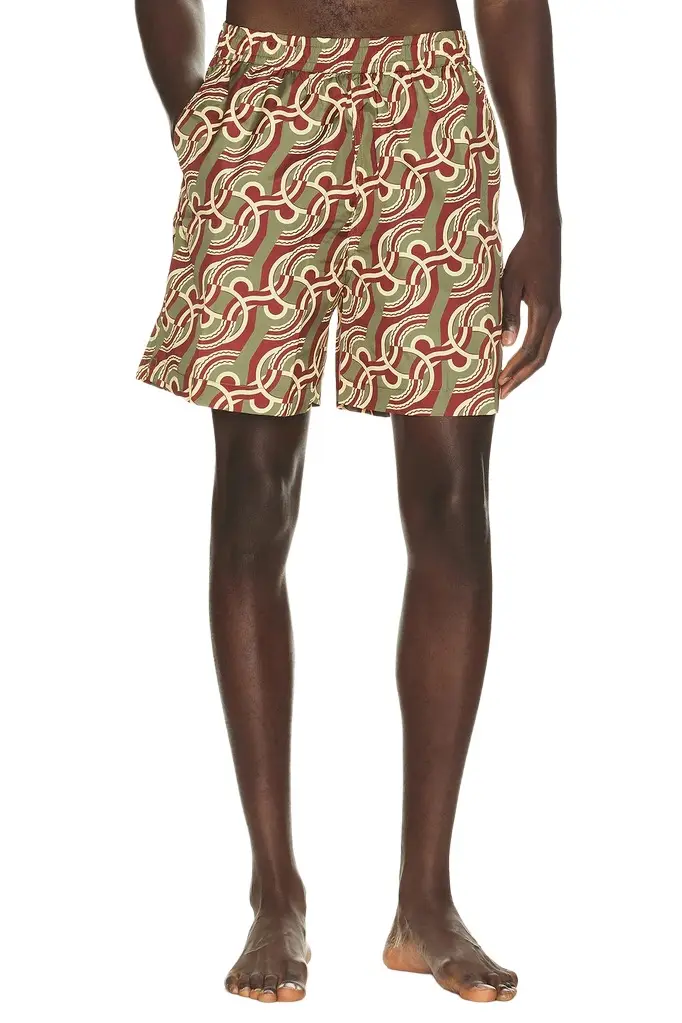 Drôle de Monsieur Chain Link Monogram Swimsuit